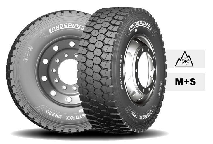 NEUREIFEN 13R22,5 LANDSPIDER LONGTRAXX DR330 156/153L mit 3PMSF