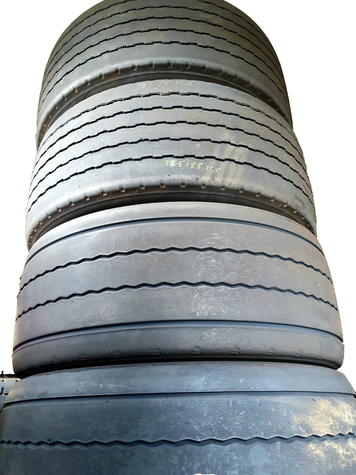 NEUE-RILLE ® GEBRAUCHTREIFEN 385/55R22,5 Anhänger & Lenkachse