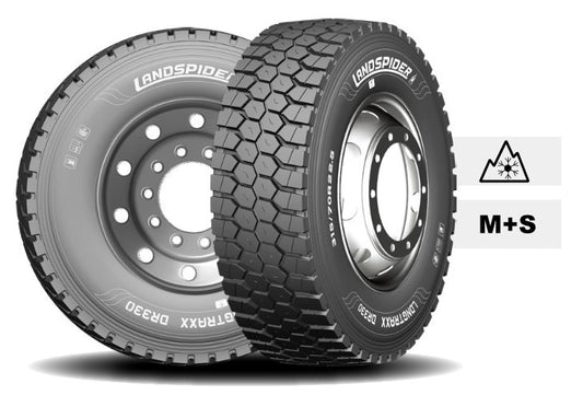 NEUREIFEN 13R22,5 LANDSPIDER LONGTRAXX DR330 156/153L mit 3PMSF