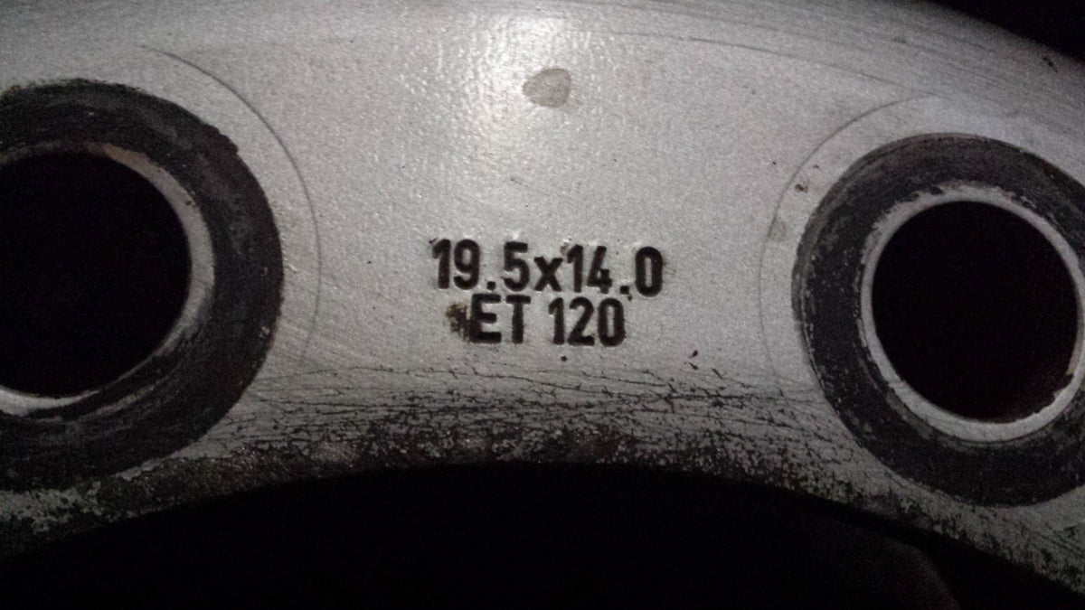 GEBRAUCHTFELGE Lkw 19.5x14.00 / 14.00x19.5  ET 120 10-Loch