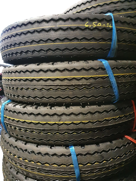 NEUREIFEN 6.50-16 Reifen mit Schlauch und Wulstb Shikari ST701 12PR oder 6.50R16