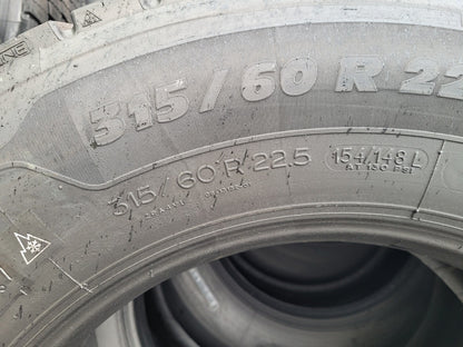 NEURUNDERNEUERT 50% förderfähige 315/60R22,5 3PMSF & M+S 154/148L BLACKLINE RDR3