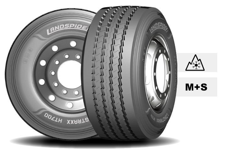 NEUREIFEN 385/65R22,5 LANDSPIDER Longtraxx HT700 160K (158L) mit 3PMSF