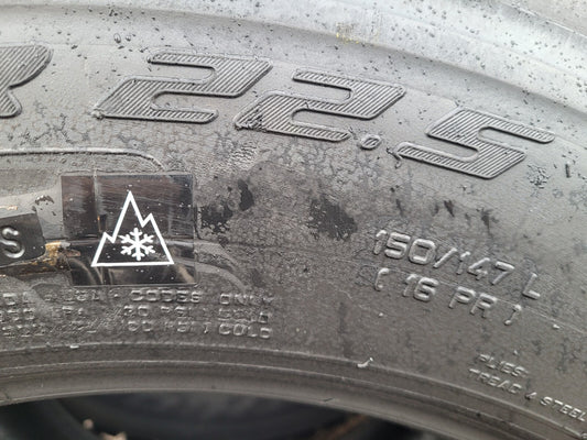NEURUNDERNEUERT 50% förderfähige 295/60R22,5 3PMSF & M+S 150/147L BLACKLINE RDR3