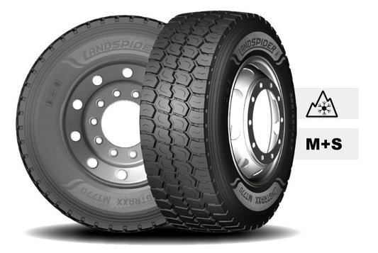 NEUREIFEN 385/65R22,5 LANDSPIDER Longtraxx MT770 160K (158L) mit 3PMSF
